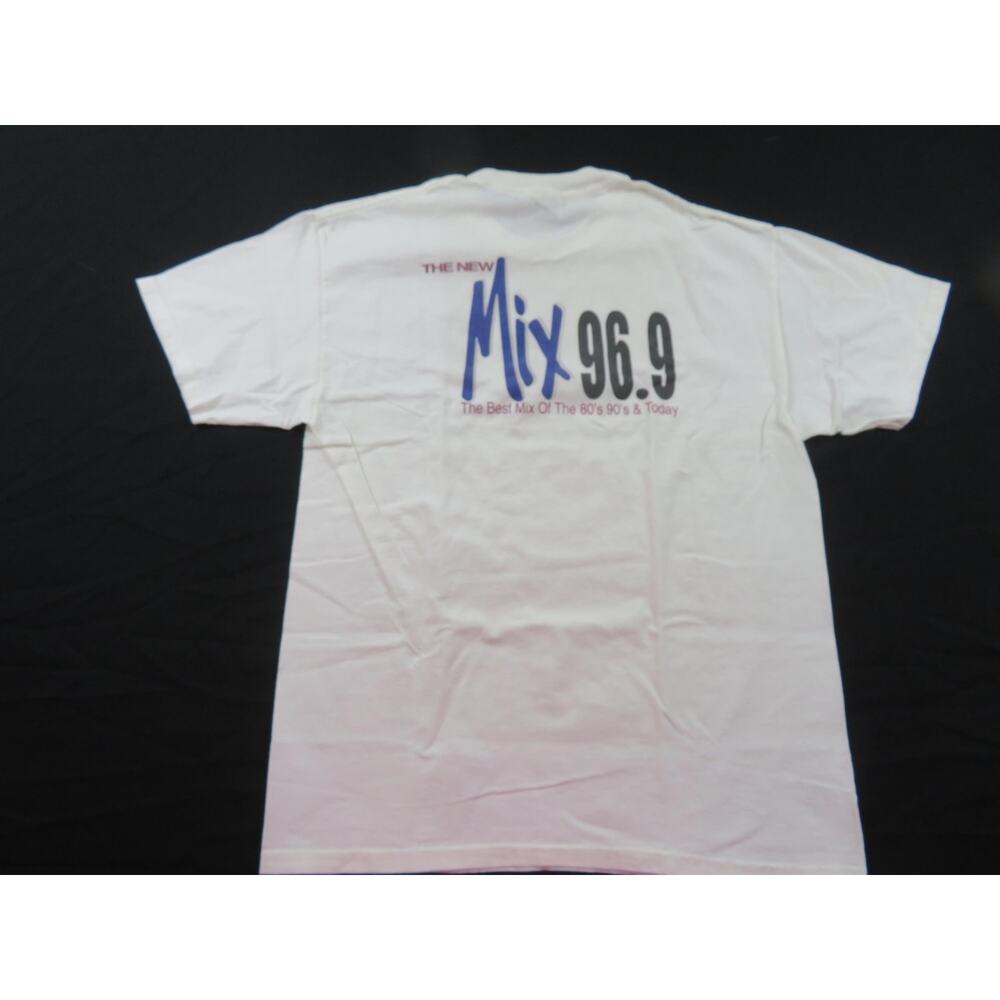 Mix Radio 96.9 T-Shirt White Double-Sided Sz L